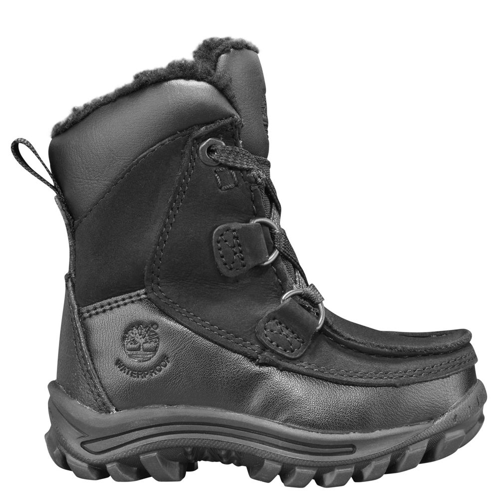 Timberland Kids Snow Boots Toddler Chillberg Waterproof - Black - India NY2680314